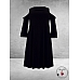 YOEK Jurk Zwart Cut-out
